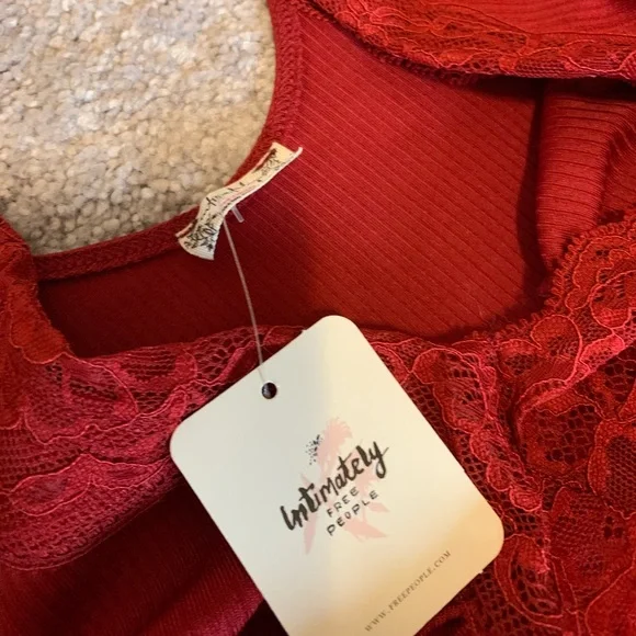 NWT FreePeople Red Bodysuit - Picture 6 of 7